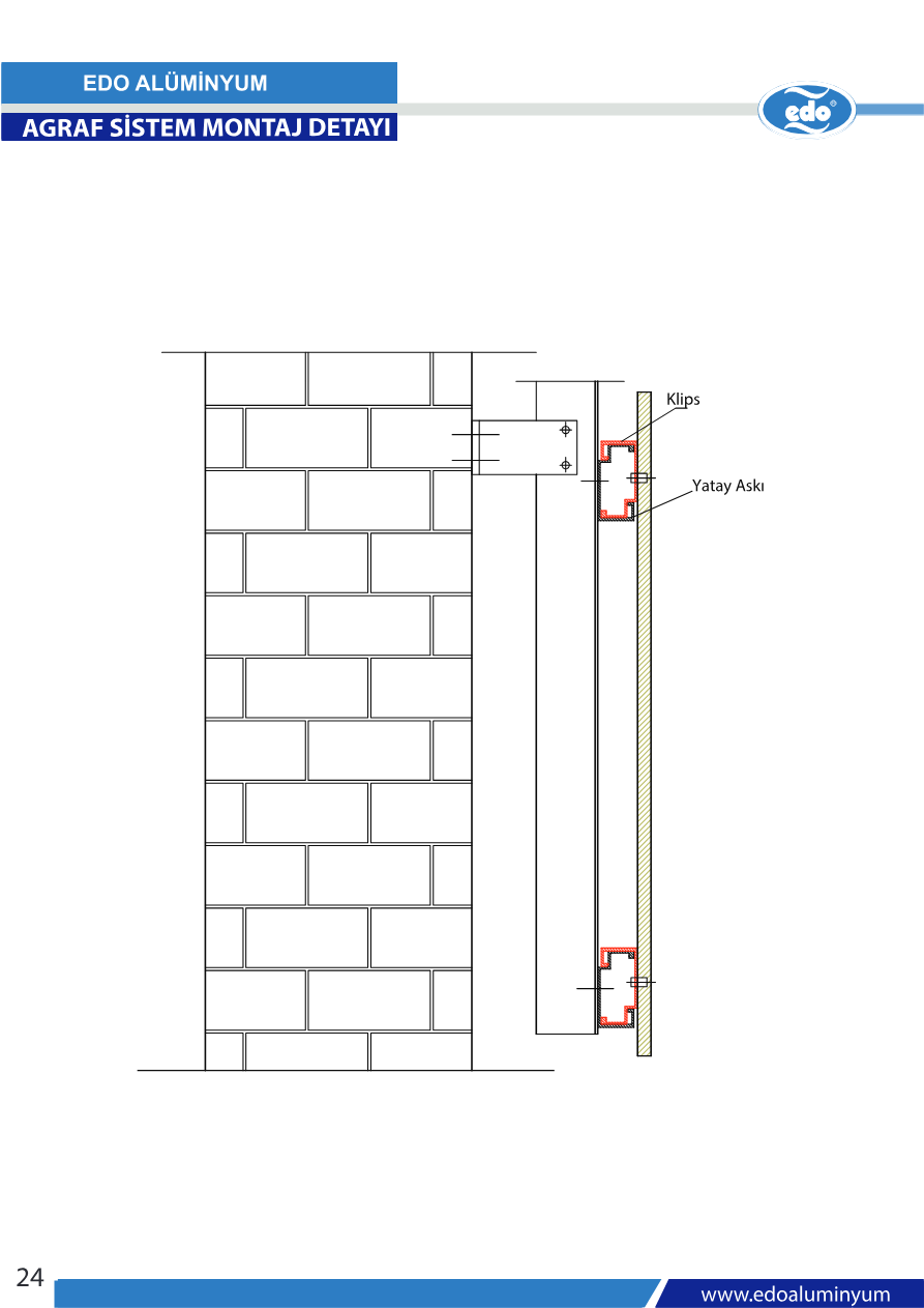 Agraf sistem montaj katalog slaytı